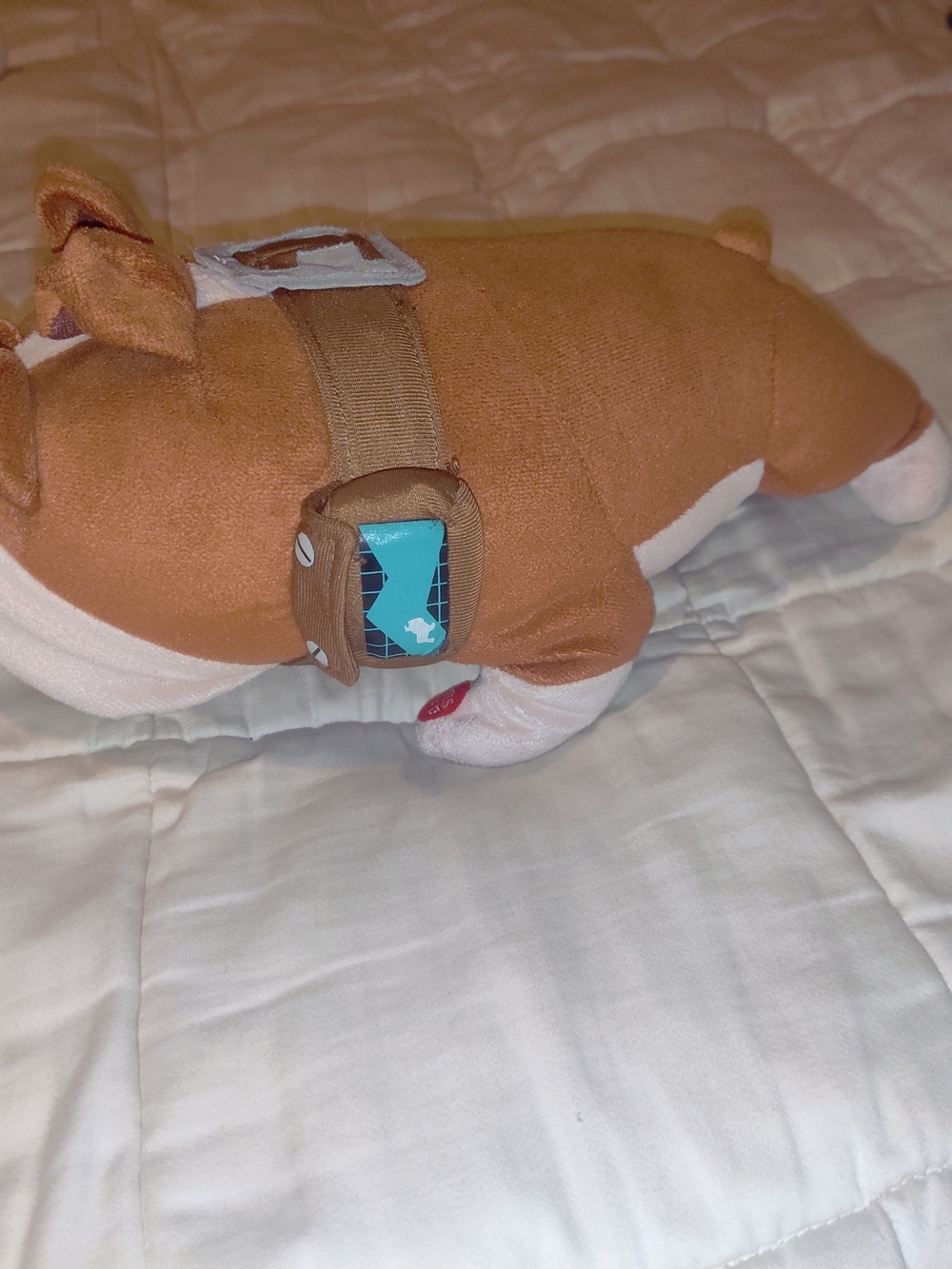 Disney Store Pixar UP 12" Plush Dog Gamma Bulldog talking dog WORKS!!